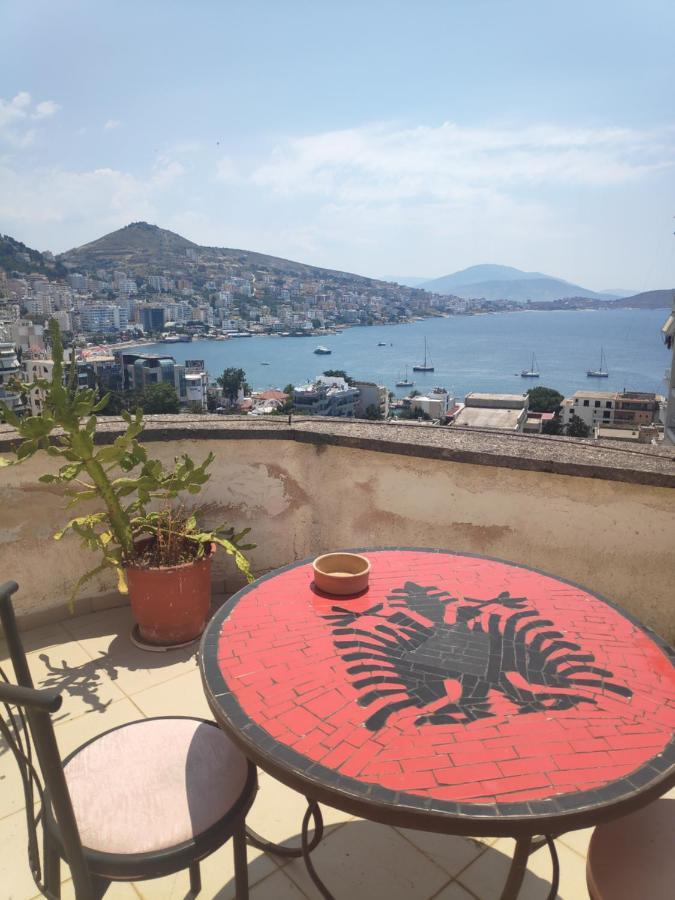 Private Studio Sea View 2 Minutes Away From Beach Saranda Dış mekan fotoğraf