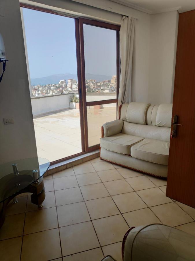 Private Studio Sea View 2 Minutes Away From Beach Saranda Dış mekan fotoğraf