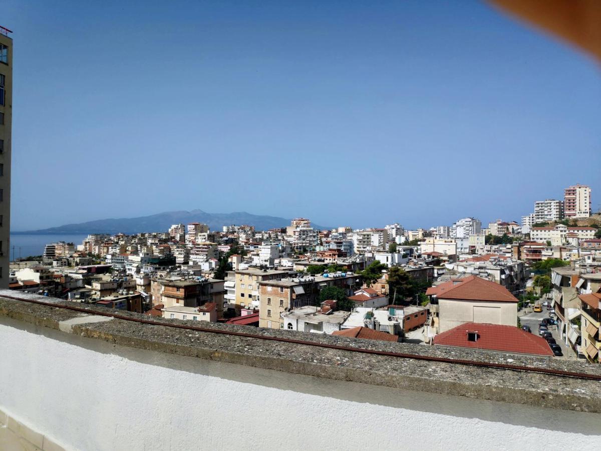 Private Studio Sea View 2 Minutes Away From Beach Saranda Dış mekan fotoğraf