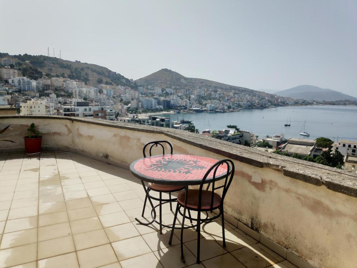 Private Studio Sea View 2 Minutes Away From Beach Saranda Dış mekan fotoğraf