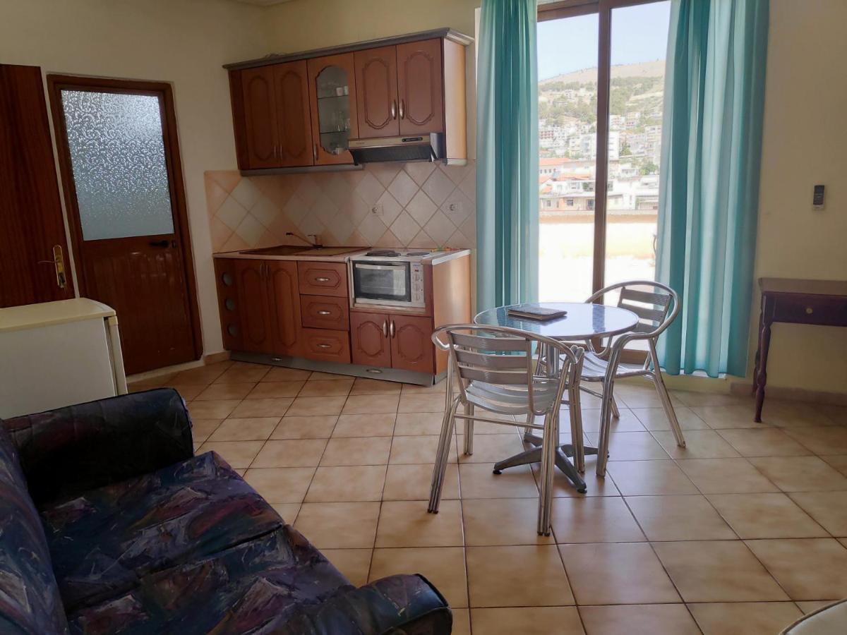 Private Studio Sea View 2 Minutes Away From Beach Saranda Dış mekan fotoğraf